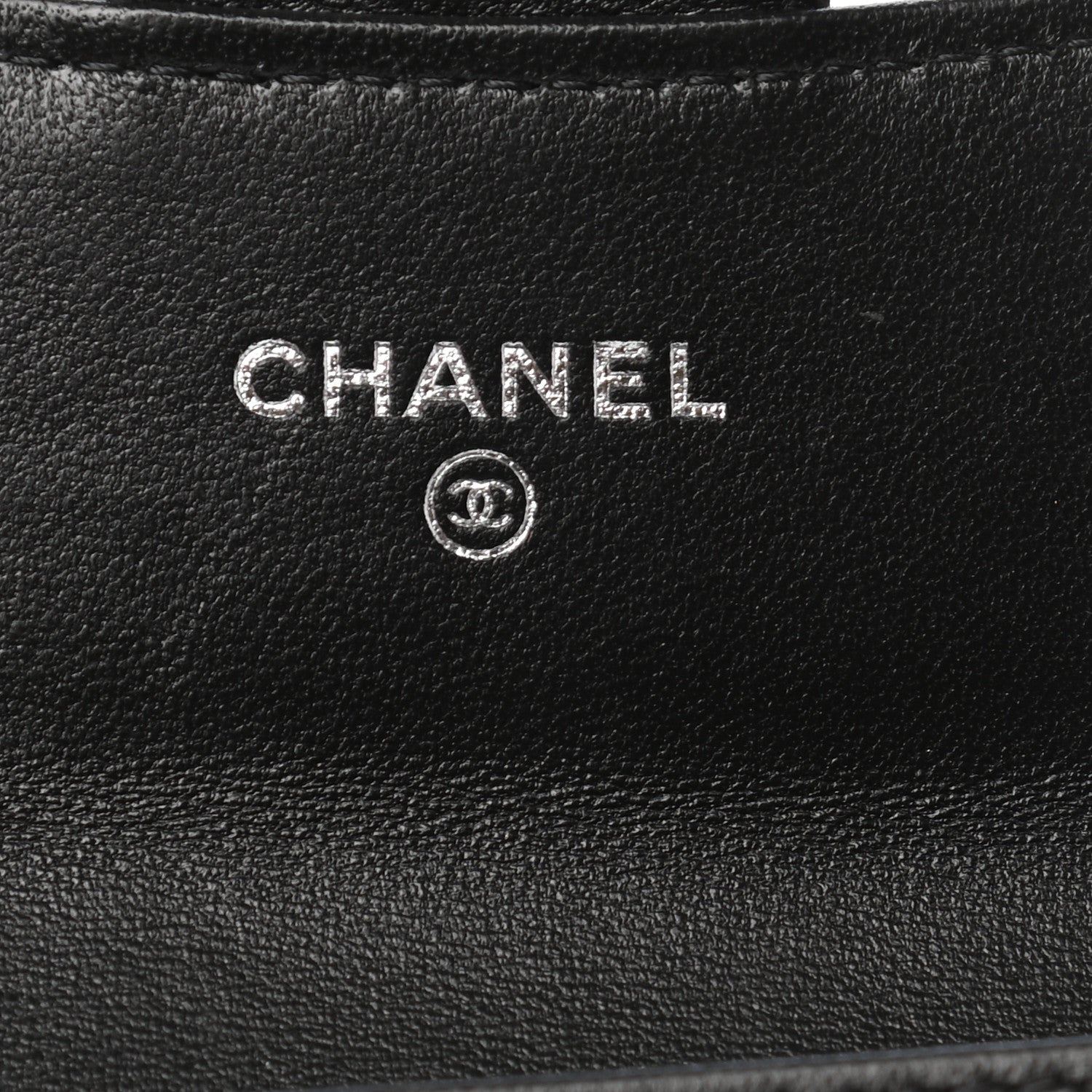 Chanel Lambskin Quilted Flap Card Holder Wallet So Black 6 of 9