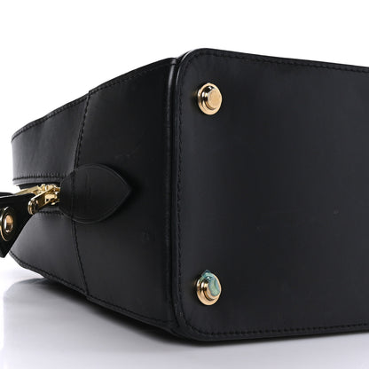 Louis Vuitton Lambskin Malletage Dora PM Black 7 of 8