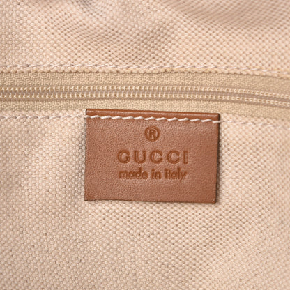 Gucci Denim Monogram Medium Sukey Tote Blue 6 of 10