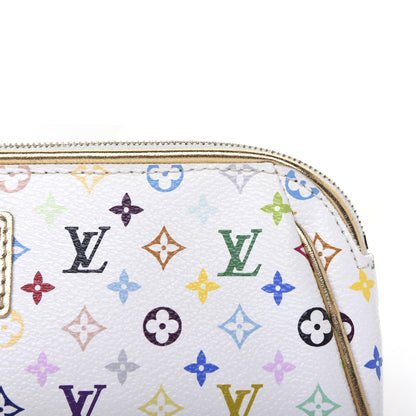 Louis Vuitton Monogram Multicolor Kate Clutch White 13 of 14