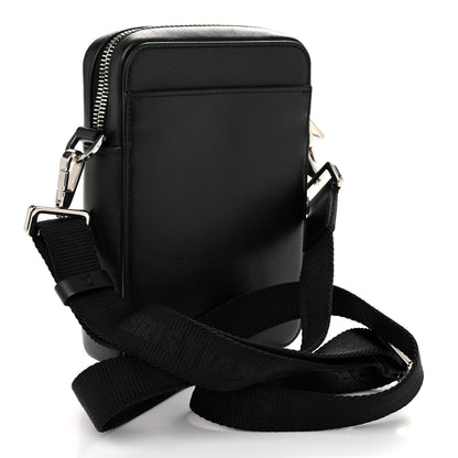 Christian Dior Calfskin Oblique Galaxy Perforated World Tour Messenger Pouch Black 3 of 10