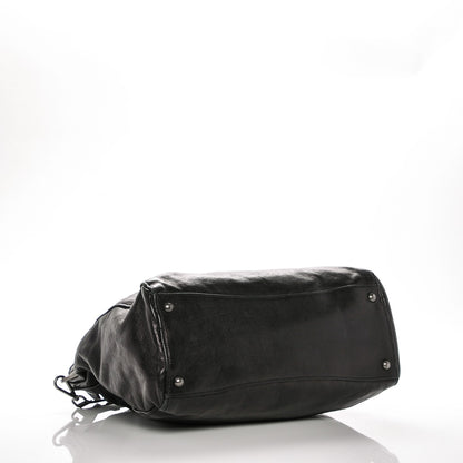 Prada Glace Calf Shopping Tote Nero Black 4 of 6