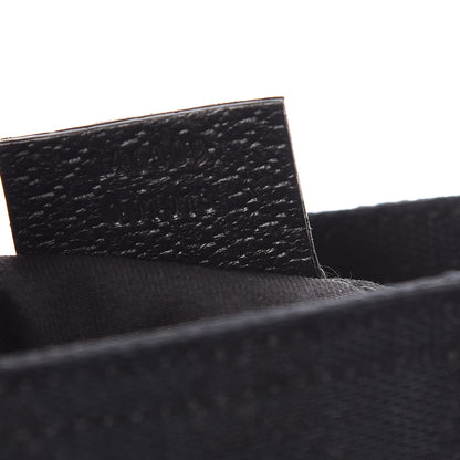 Gucci Monogram Web Small Flat Messenger Bag Black 7 of 10