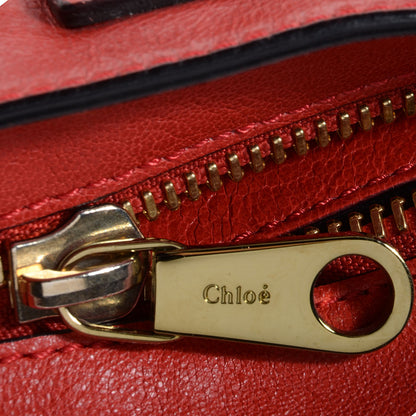 Chloe Leather Medium Ethel Satchel Lipstick 10 of 10
