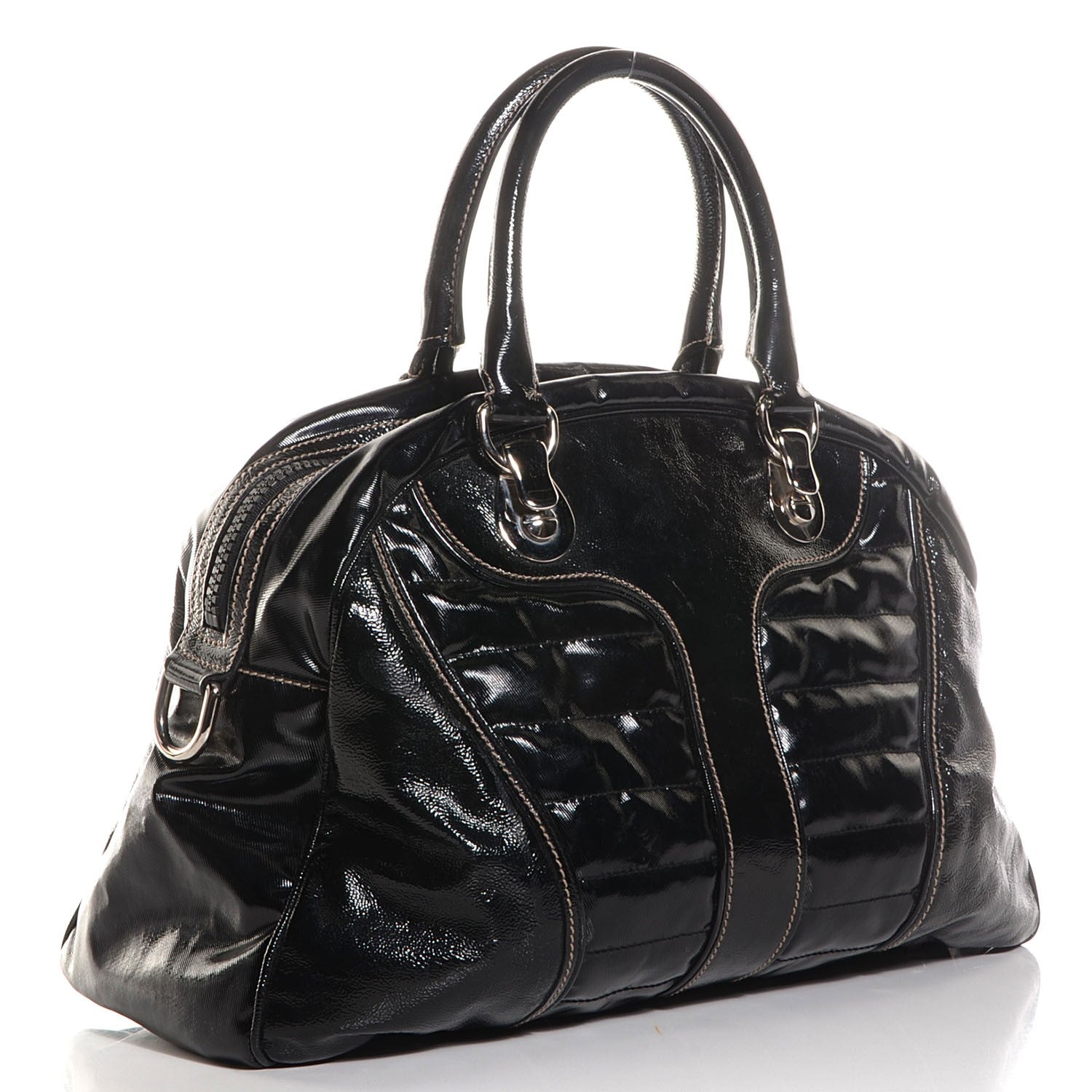 Gucci Dialux Snow Glam Medium Boston Black 3 of 9