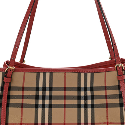 Burberry Horseferry Check Small Canterbury Tote Antique Rose 8 of 10