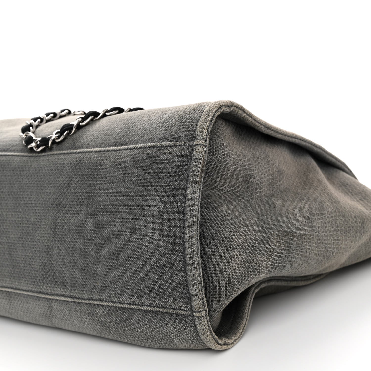 Chanel Canvas Medium Deauville Tote Grey 10 of 10
