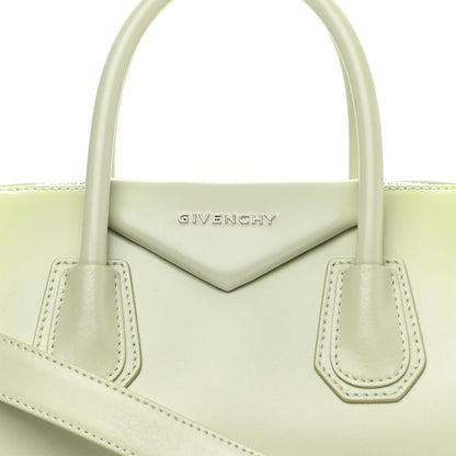 Givenchy Shiny Lord Calfskin Small Antigona Aqua Green 8 of 10