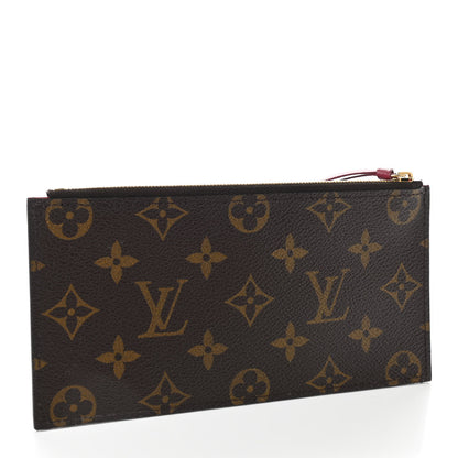 Louis Vuitton Monogram Felicie Chain Wallet Zippered Insert Fuchsia 3 of 6