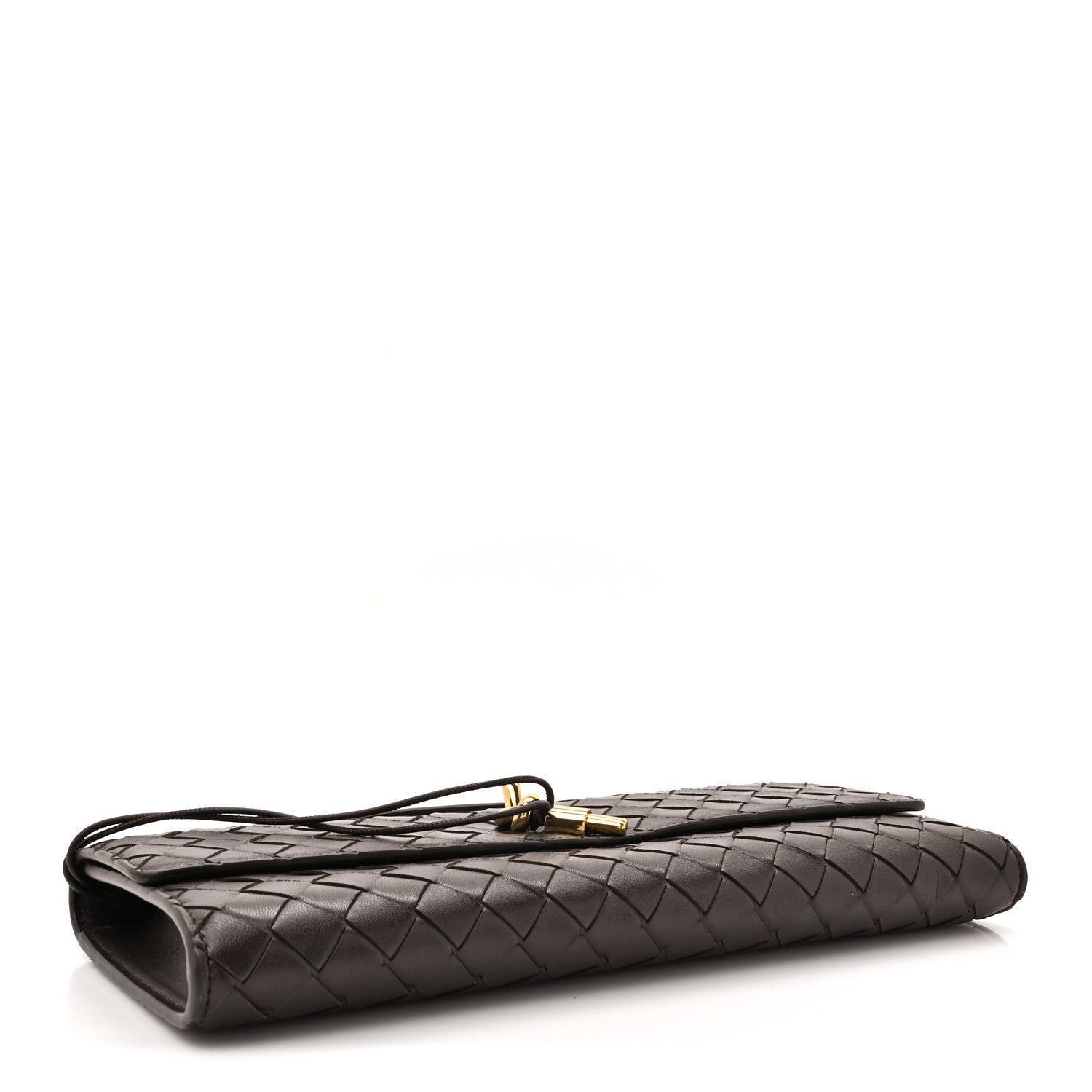 Bottega Veneta Nappa Intrecciato Long Andiamo Top Handle Clutch Fondant 4 of 7