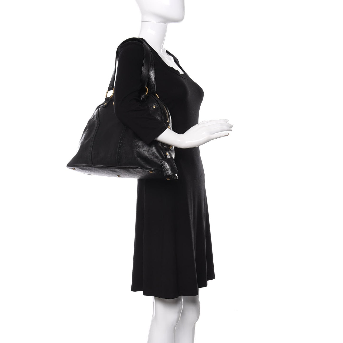Calfskin Large Muse Black