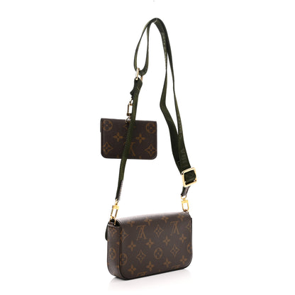 Louis Vuitton Monogram Felicie Strap & Go Kaki 3 of 8