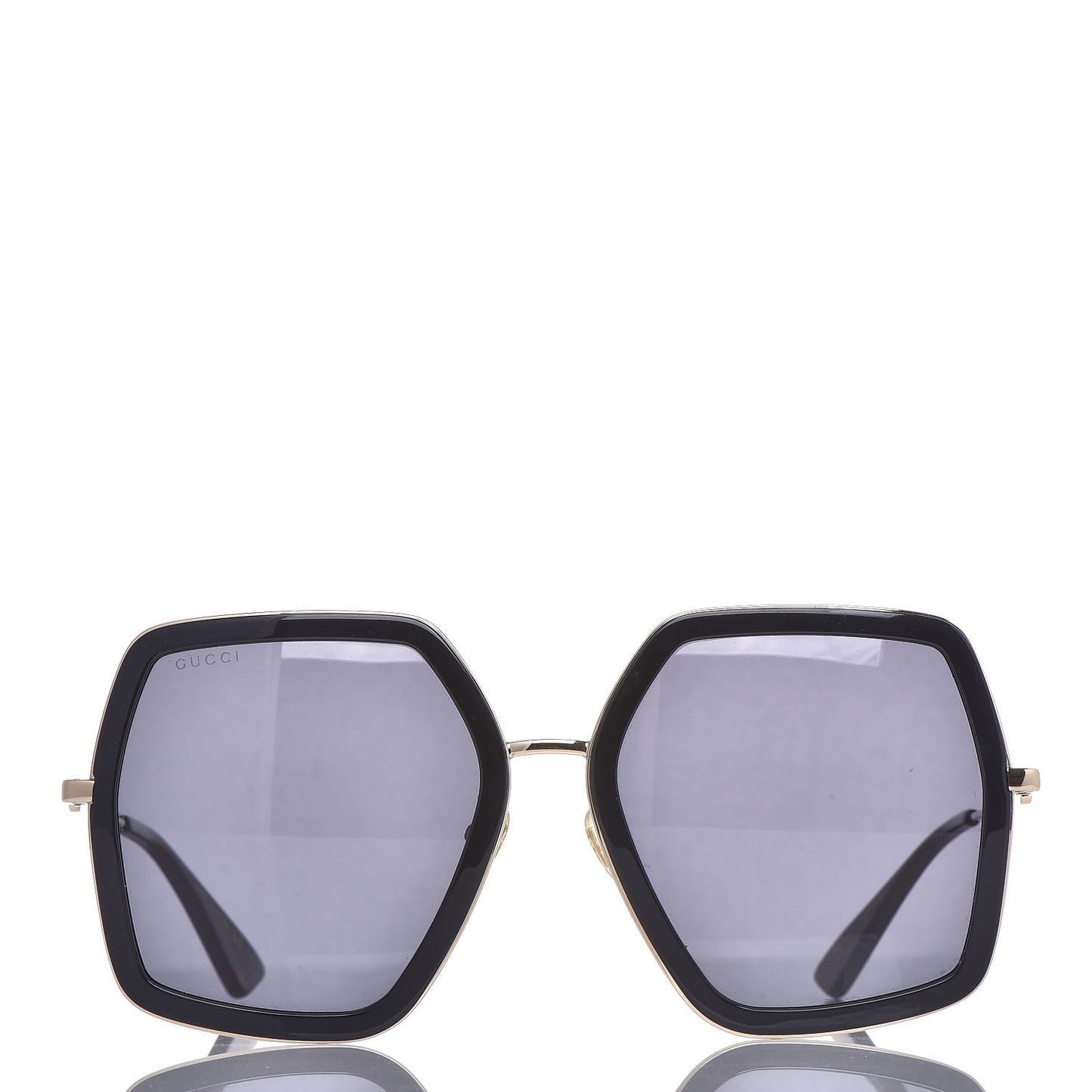 Acetate Oversize Square Frame GG0106S Sunglasses Black