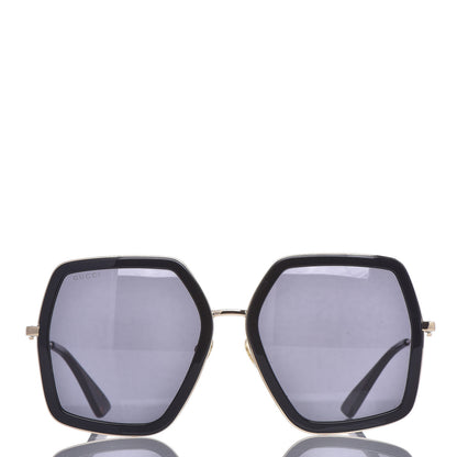 Gucci Acetate Oversize Square Frame GG0106S Sunglasses Black 2 of 7