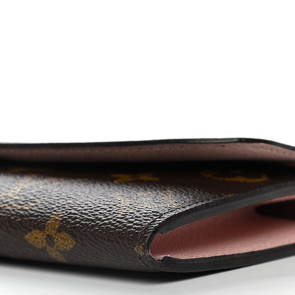 Louis Vuitton Monogram Emilie Wallet Rose Ballerine 9 of 10