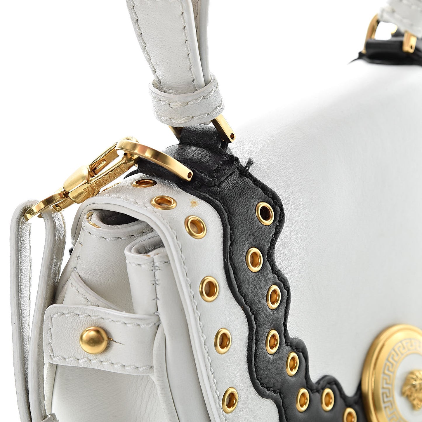 Calfskin Vanitas Crossbody Bag White