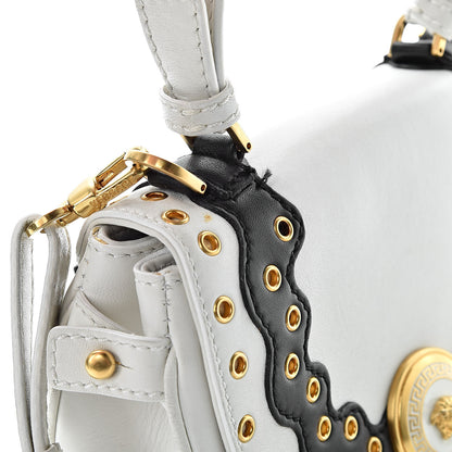 Versace Calfskin Vanitas Crossbody Bag White 19 of 21