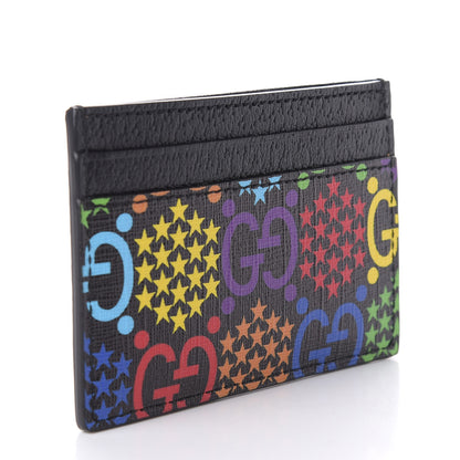 Gucci GG Supreme Monogram Psychedelic Card Holder Black 3 of 5