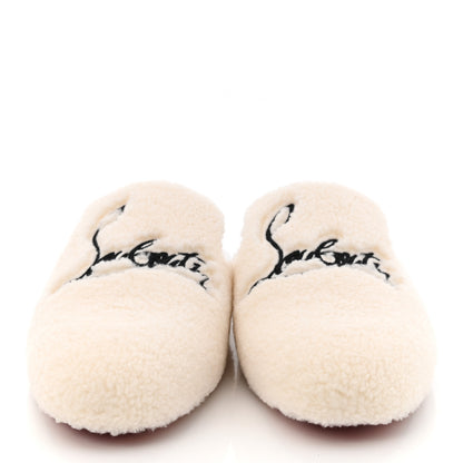 Christian Louboutin Navy Coolito Donna Slippers 38.5 White 2 of 8