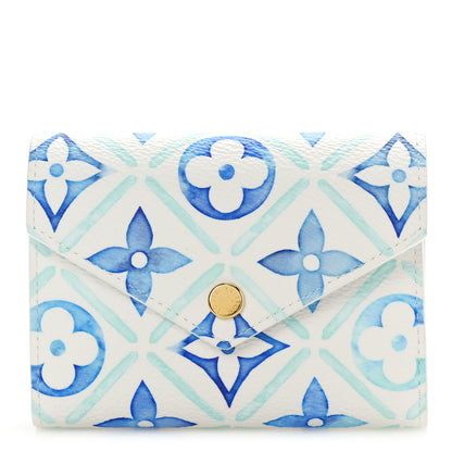 Louis Vuitton Monogram Tiles By The Pool Victorine Wallet Blue 1 of 8