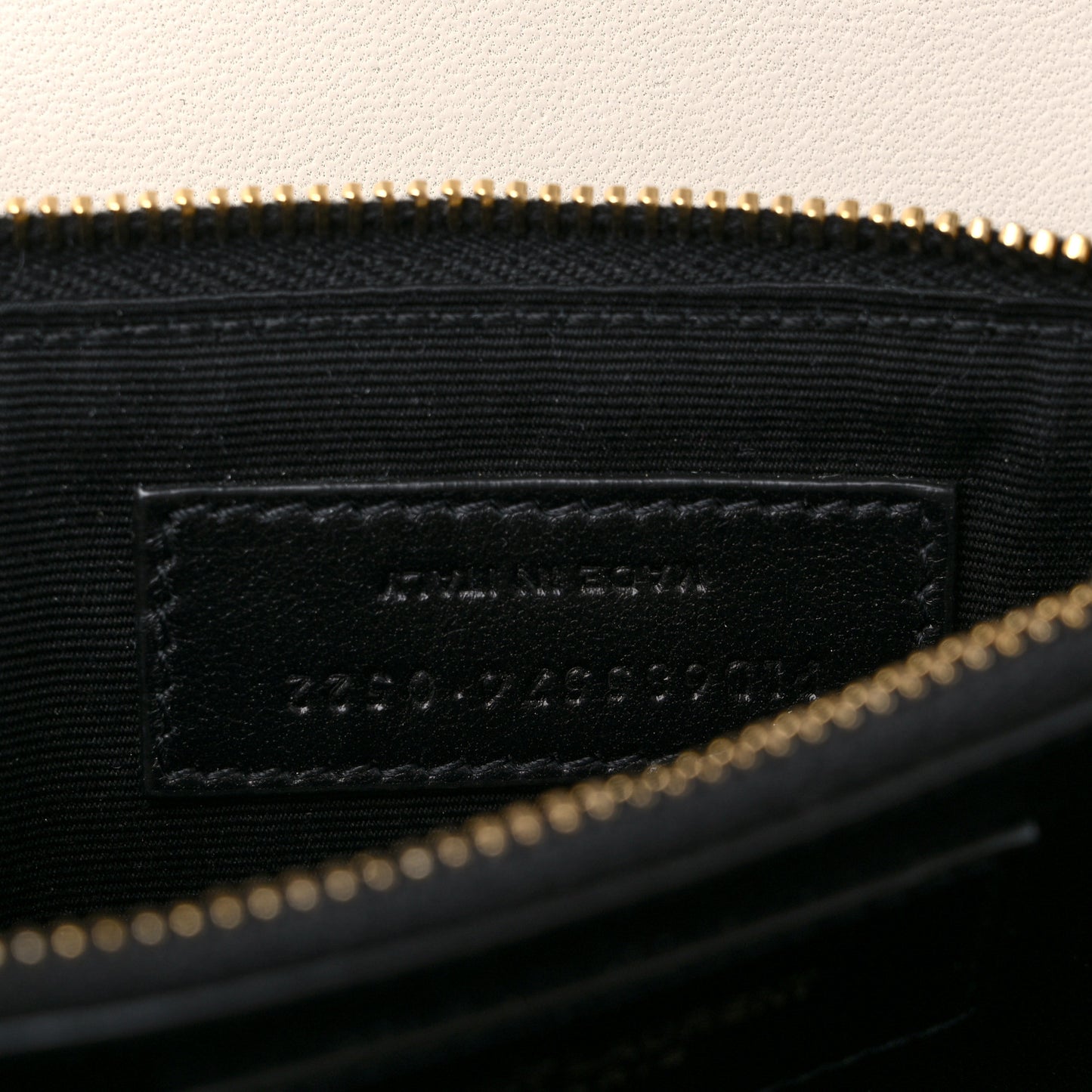 Lambskin Quilted Mini Gaby Satchel Blanc Vintage