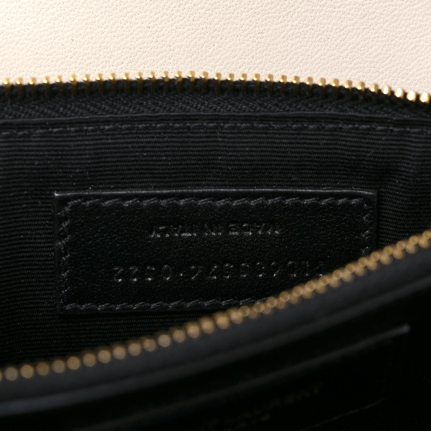 Saint Laurent Lambskin Quilted Mini Gaby Satchel Blanc Vintage 8 of 10