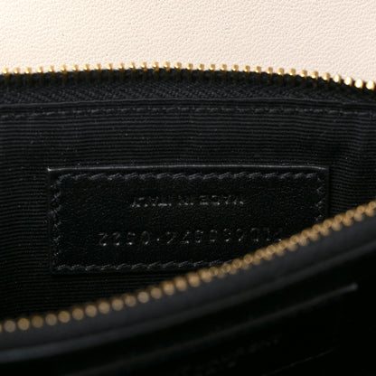 Saint Laurent Lambskin Quilted Mini Gaby Satchel Blanc Vintage 8 of 10