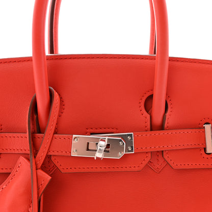 Hermes Swift Birkin 25 Rouge Tomate 8 of 10