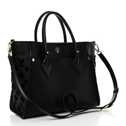 Louis Vuitton Calfskin Monogram Tufting On My Side Black 3 of 10