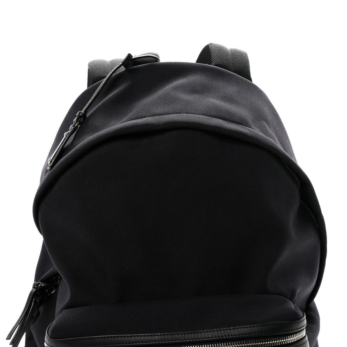 Saint Laurent Canvas Logo City Backpack Black 7 of 9