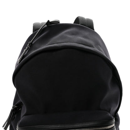 Saint Laurent Canvas Logo City Backpack Black 7 of 9