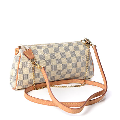 Louis Vuitton Damier Azur Eva Clutch 2 of 9
