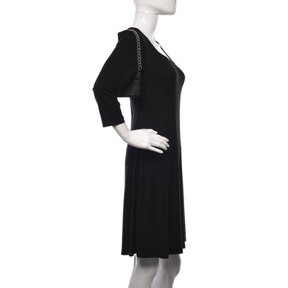 Chanel Satin Camellia Evening Bag Black 2 of 9