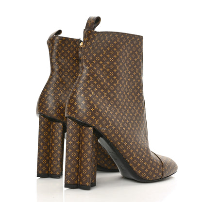 Louis Vuitton Nano Monogram Silhouette Ankle Boots 40 4 of 8