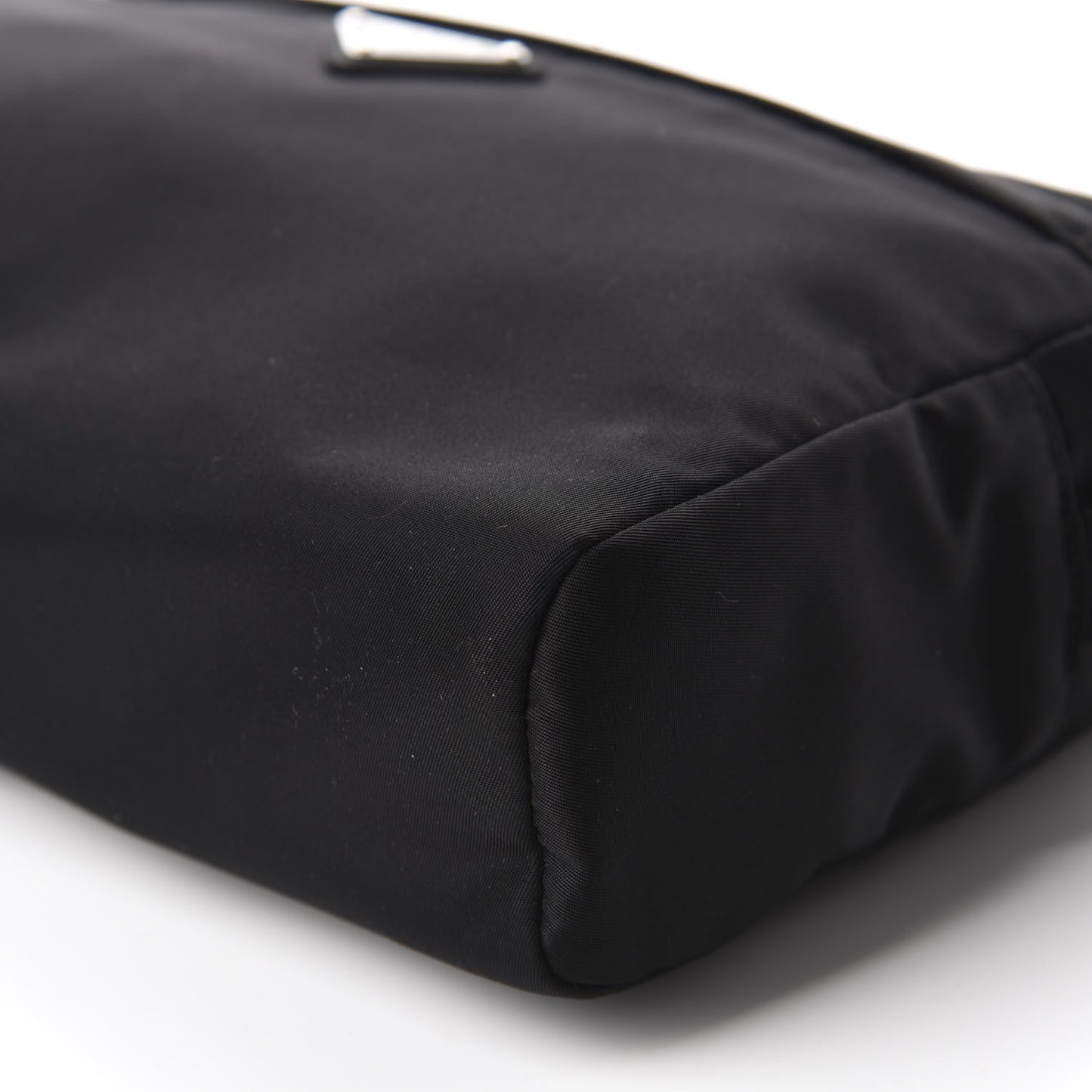 Nylon Tessuto Messenger Bag Black