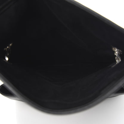 Saint Laurent Grain De Poudre Medium West Hollywood Monogram Fold-Over Black 5 of 13