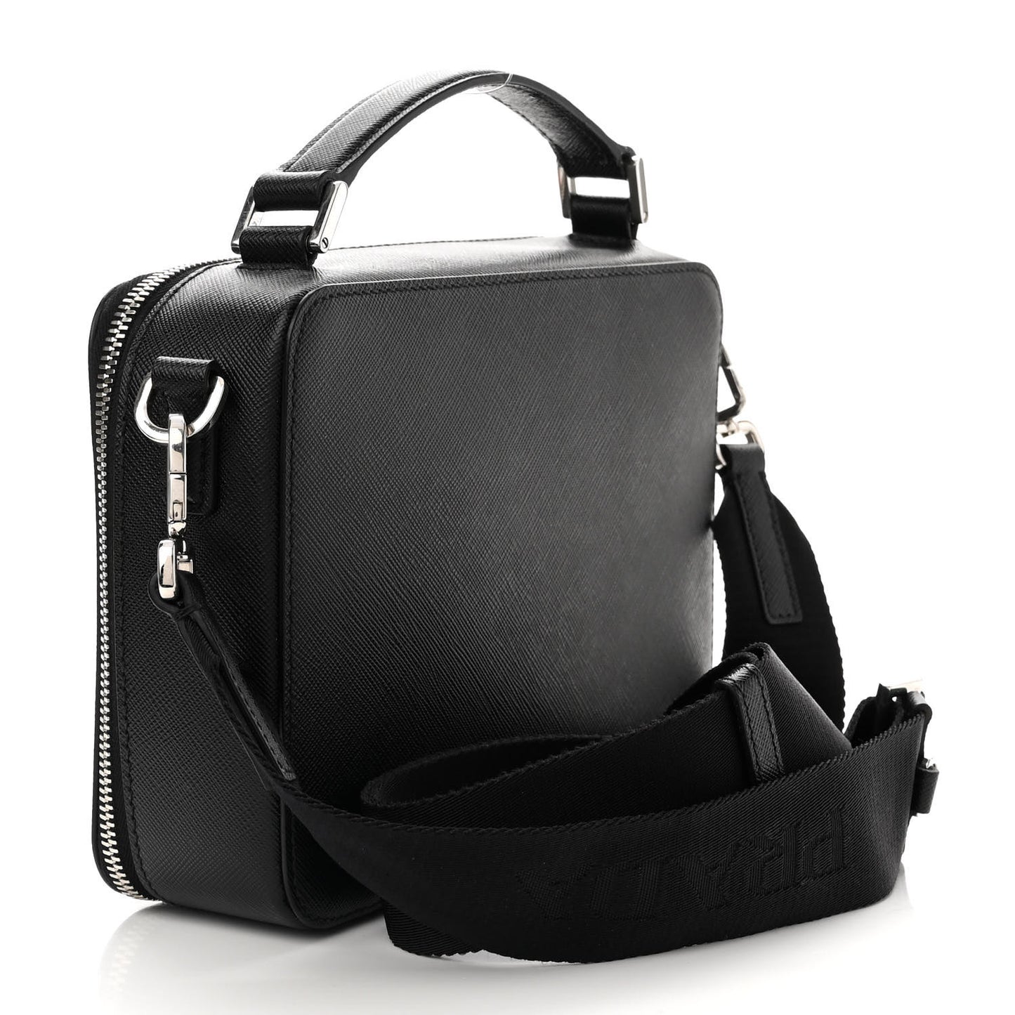 Nylon Basketball Print Convertible Duffle Backpack Black