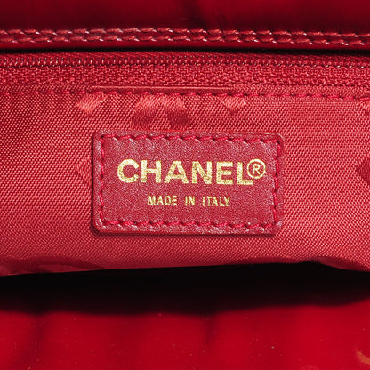 Chanel Patent Square Stitch Bag Red 6 of 7