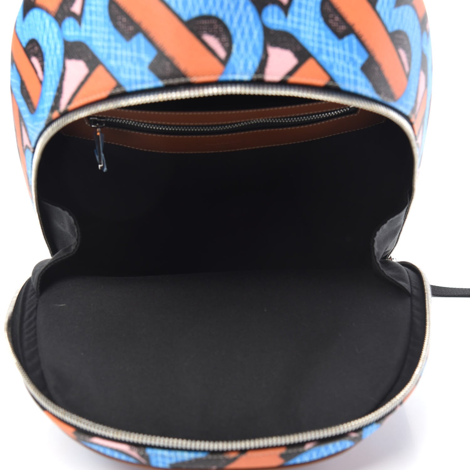 Burberry E-Canvas Monogram Backpack Bright Cobalt 4 of 9