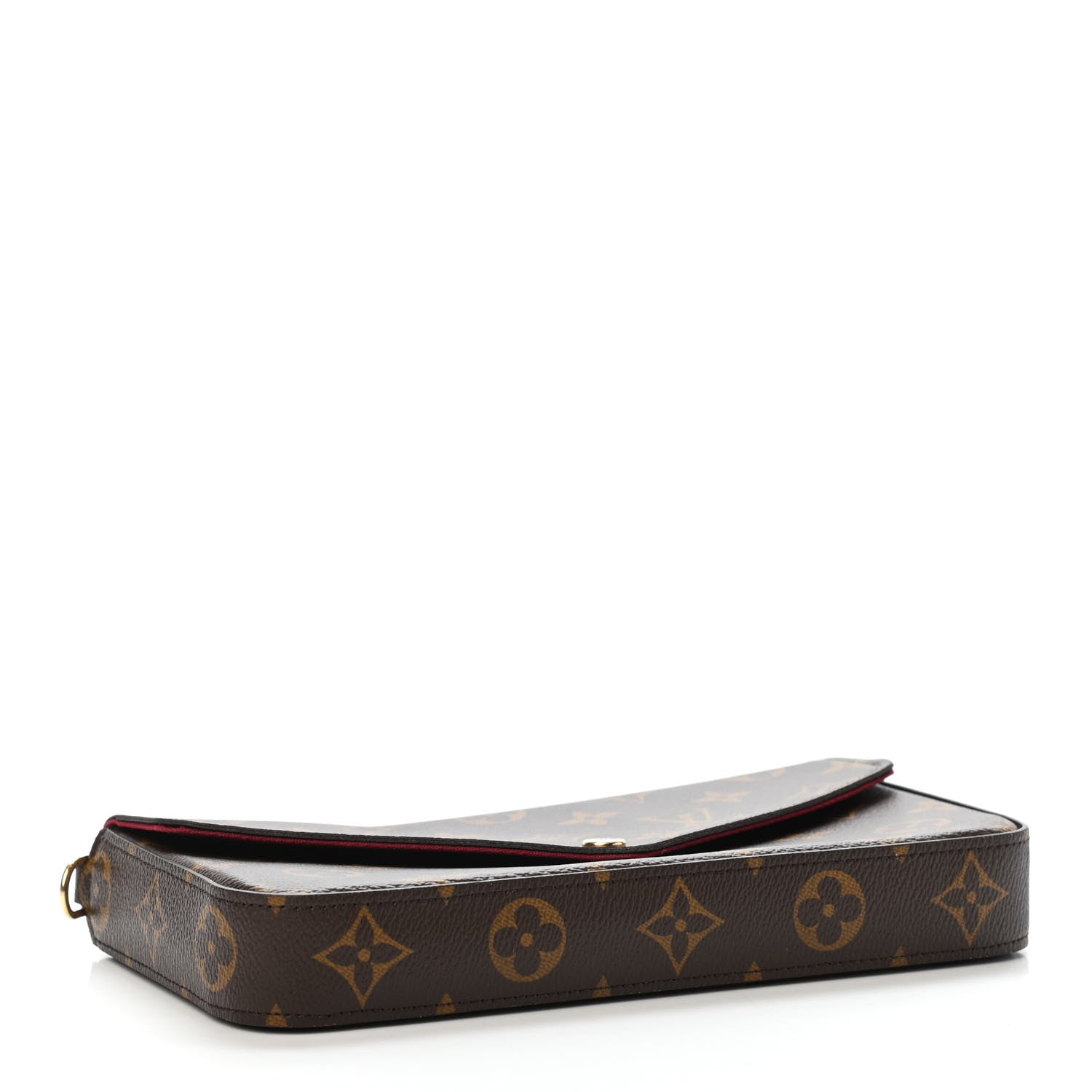 Louis Vuitton Monogram Pochette Felicie Chain Wallet Fuchsia 3 of 4