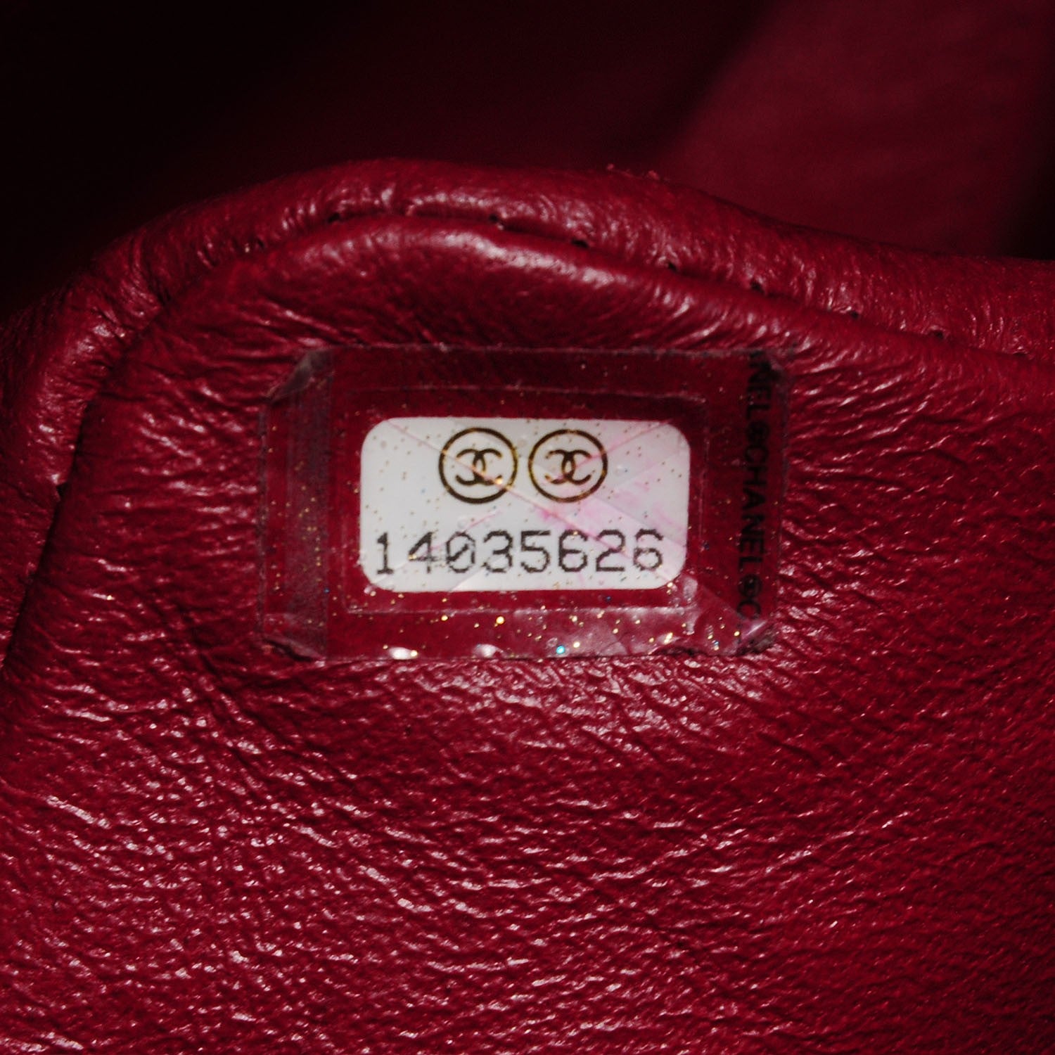 Chanel Caviar Quilted Jumbo Single Flap Dark Red 8 of 8