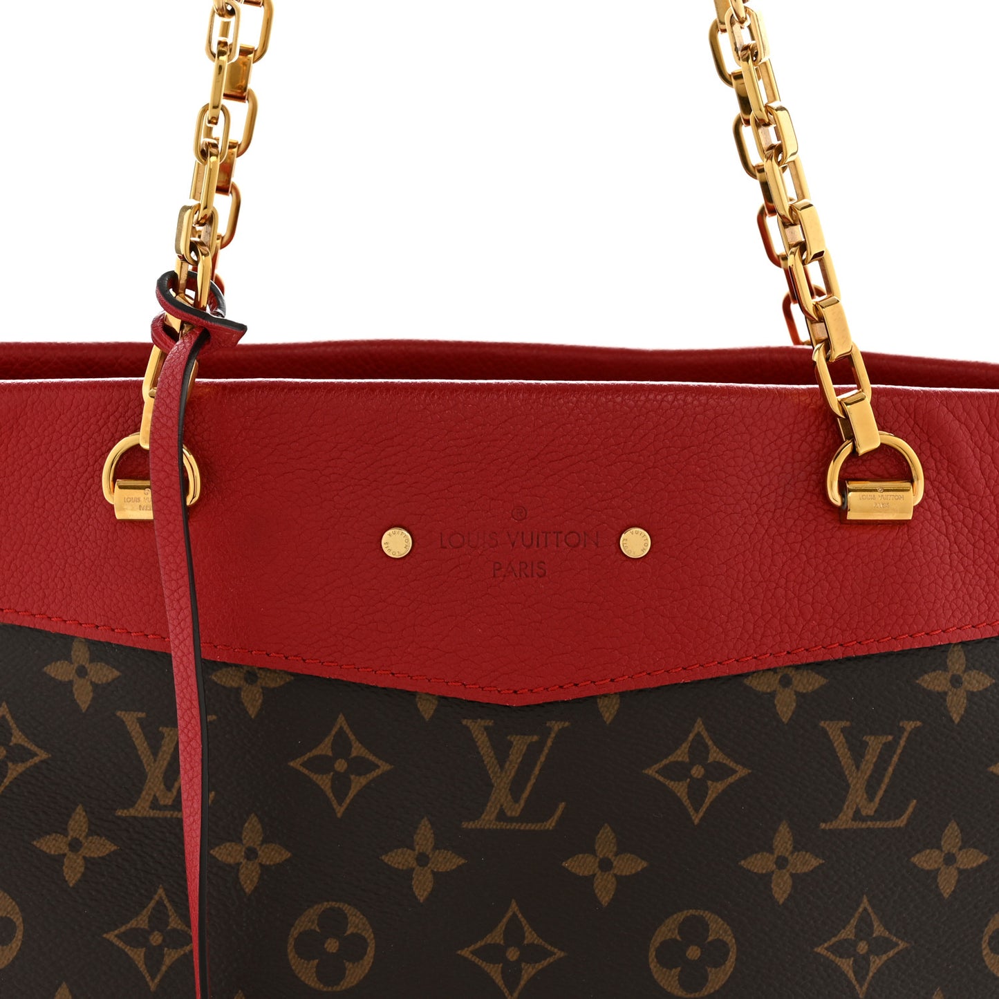 Monogram Pallas Shopper Cherry