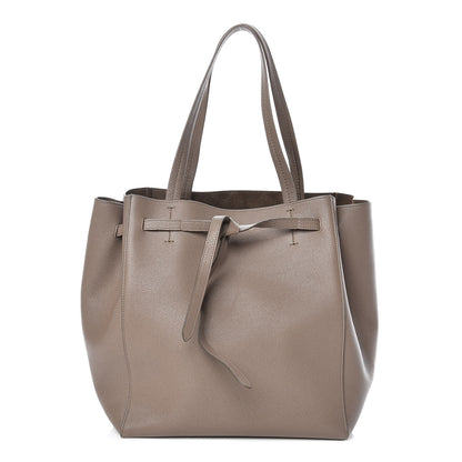 Celine Soft Grained Calfskin Small Belt Cabas Phantom Taupe 1 of 9