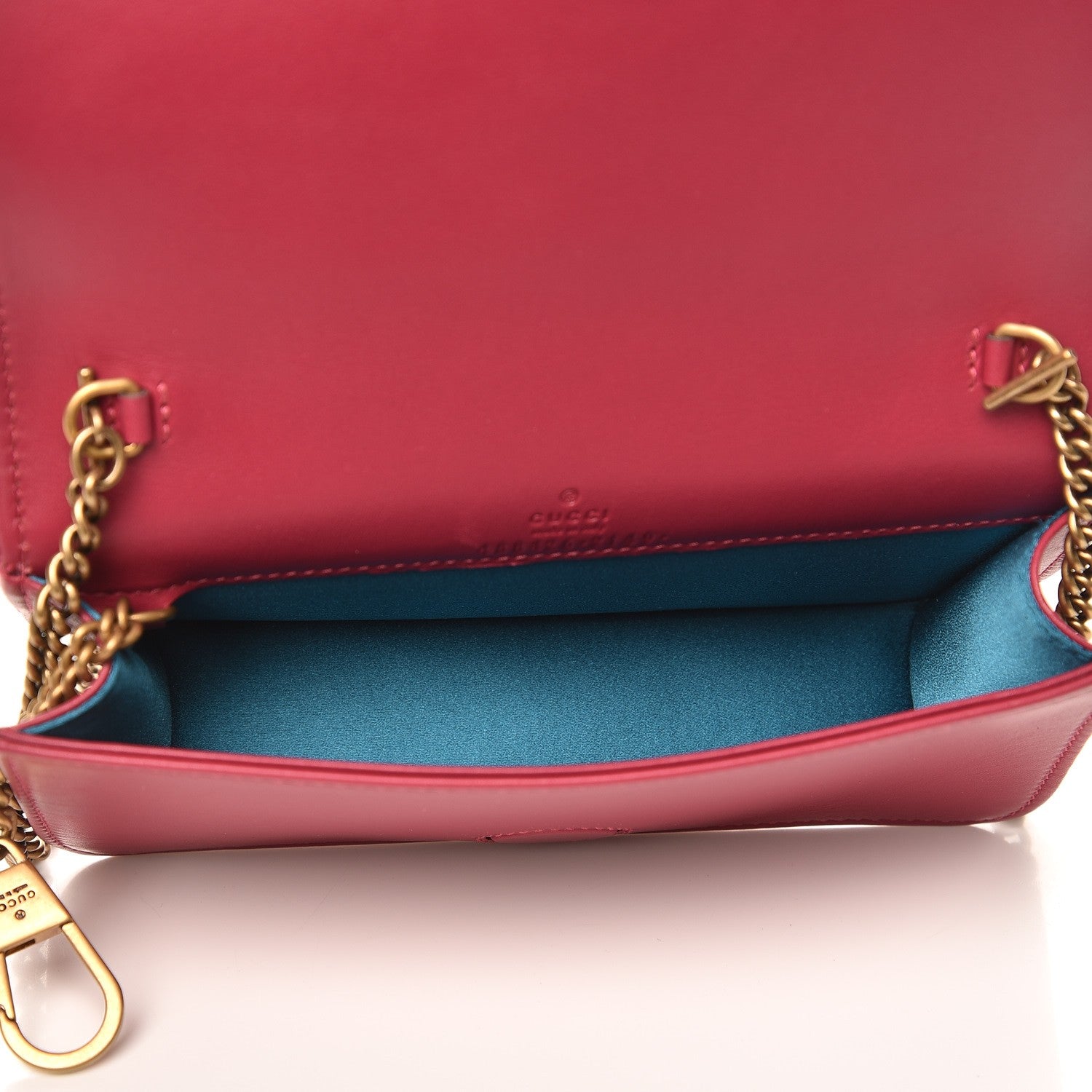 Gucci Velvet Matelasse Love Embroidered GG Marmont Mini Bag Light Raspberry Rose 5 of 7