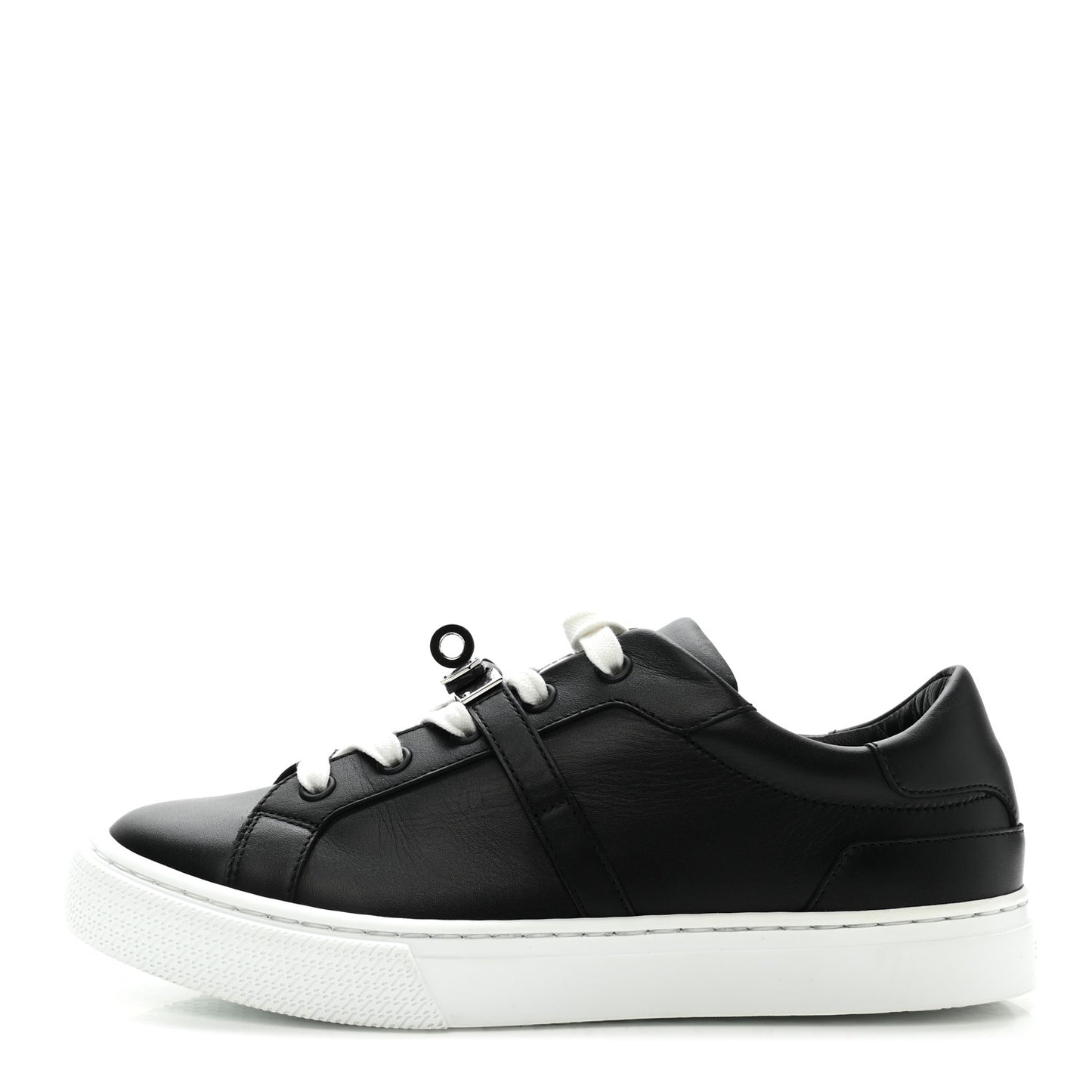 Calfskin Day Sneakers 36.5 Black