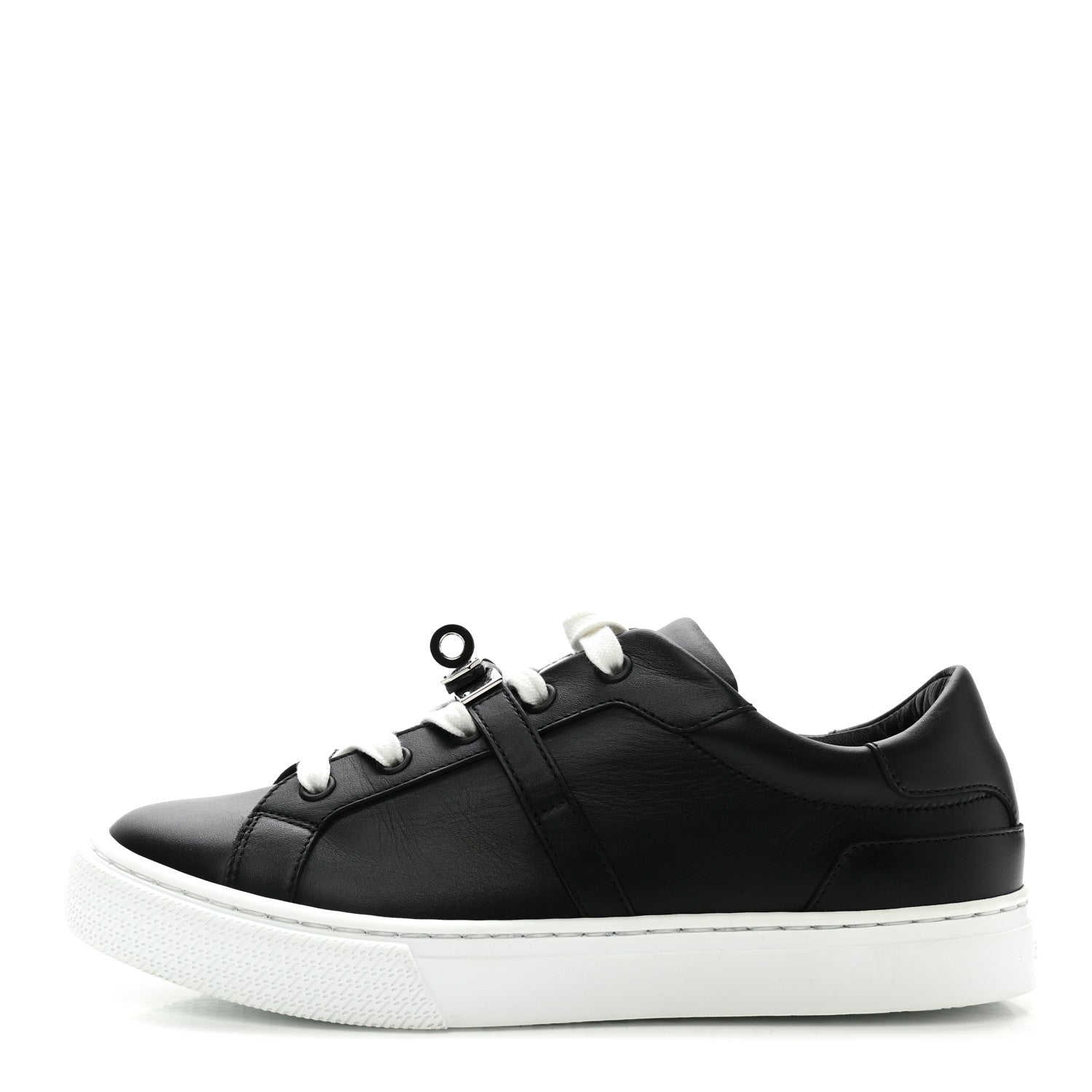 Hermes Calfskin Day Sneakers 36.5 Black 1 of 9