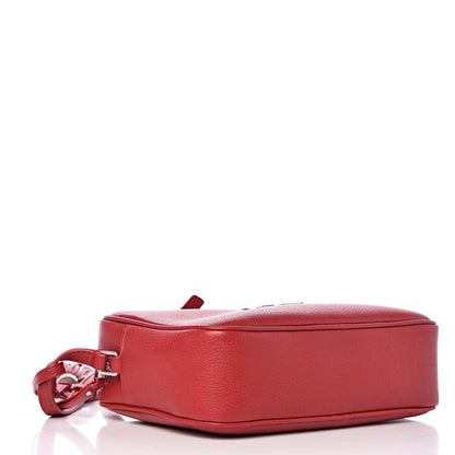 Saint Laurent Lambskin Monogram Lou Camera Bag Eros Red 4 of 10