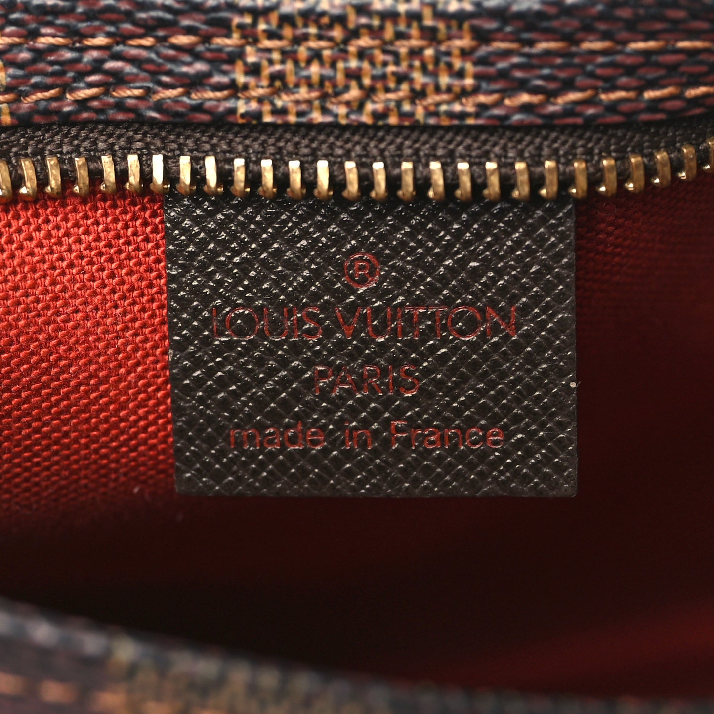 Damier Ebene Trousse Make Up Bag Pochette