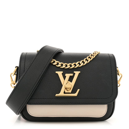 Louis Vuitton Grained Calfskin Lockme Tender Black 1 of 10