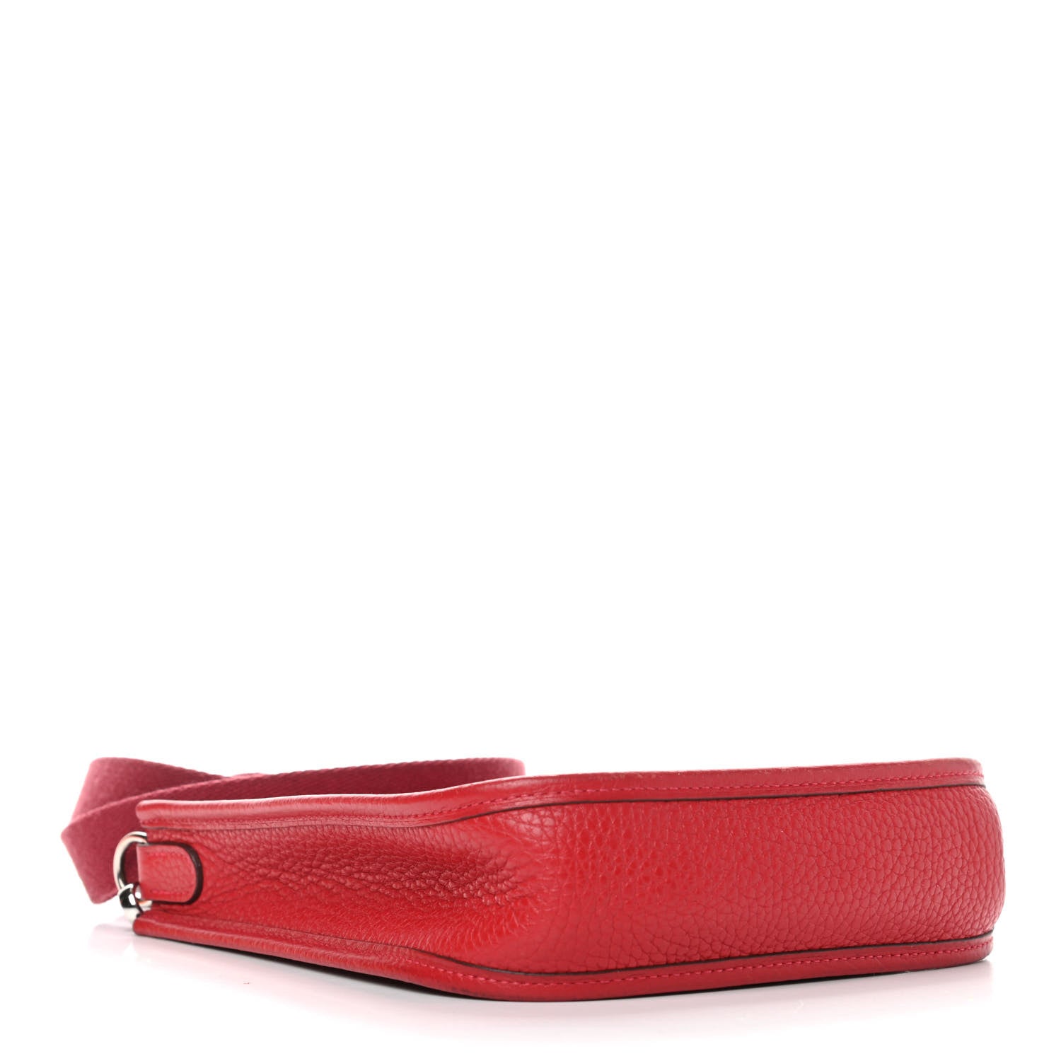 Hermes Taurillon Clemence Evelyne TPM Rouge Casaque 3 of 5